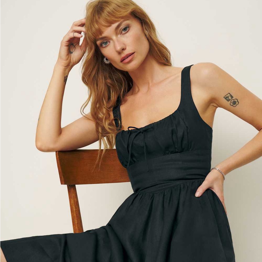 Reformation Balia Linen Dress